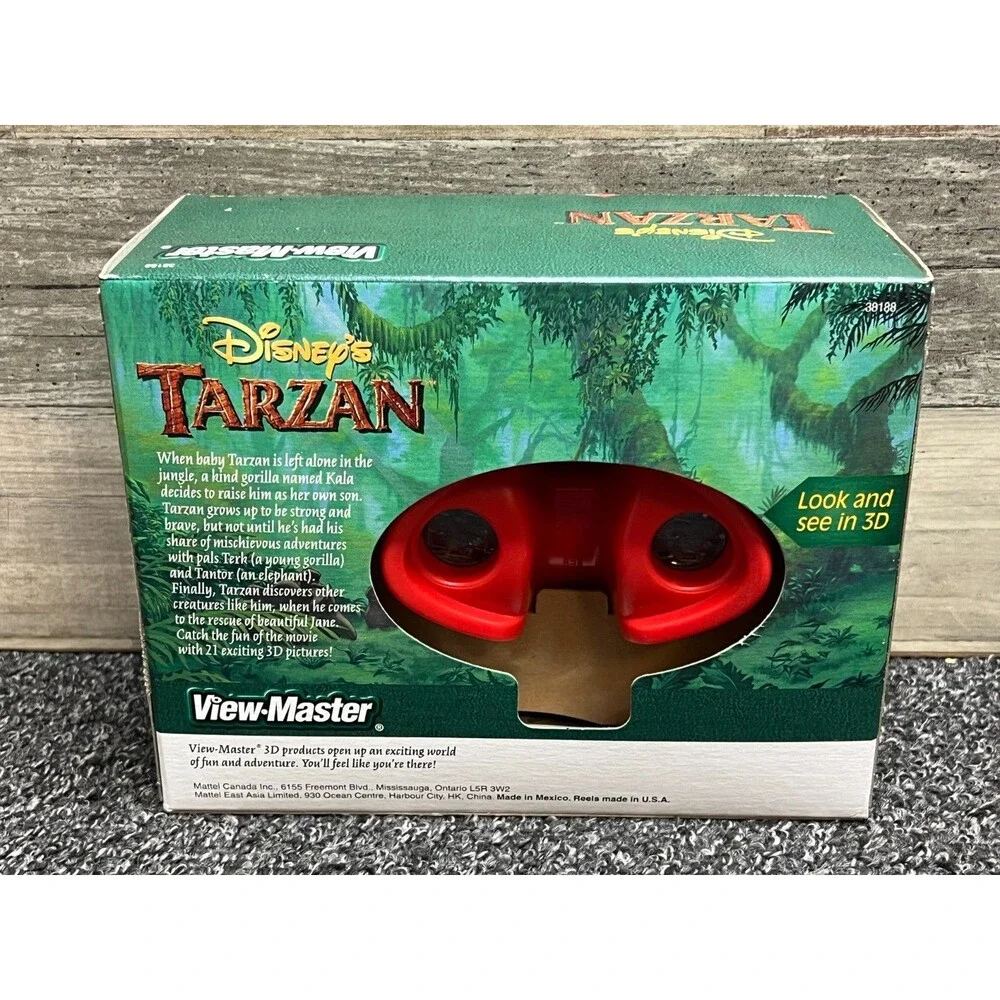 1999 Vintage Disney Tarzan View Master 3D Bundle RARE! Sealed!